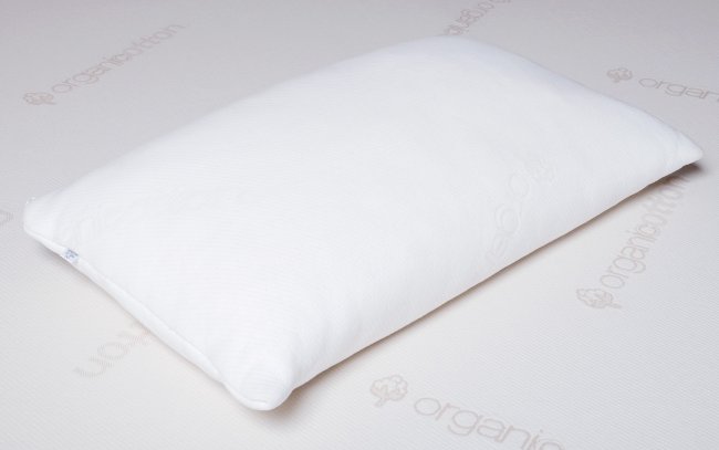 Natural shredded latex pillow allows for easy adjustment for firmness and loft.
