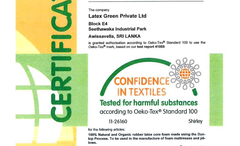 Latex-Green-Oeko-Tex